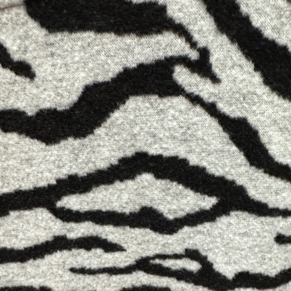 Zebra Print Sweatshirt in Black and Gray Social Standard Sanctuary Medium. A35 - Picture 3 of 9